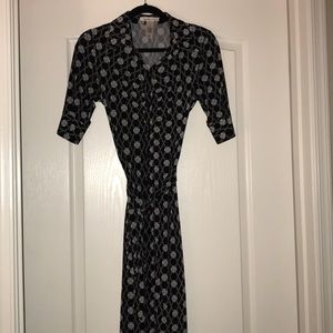 Black Button Down Dress